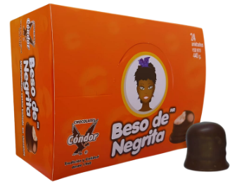 Beso de Negrita Marshmallow Pack de 9 Unidades